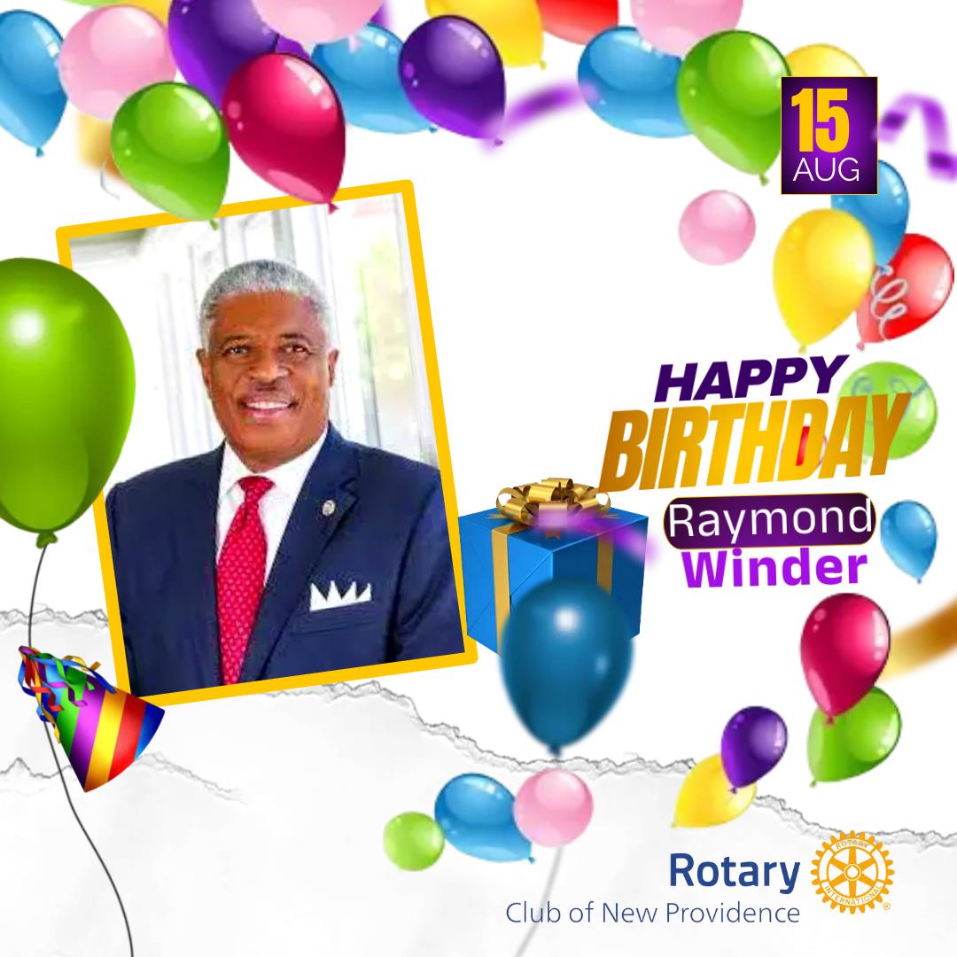 Happy Birthday Wishes President Emeritus Raymond Winder | Rotary Club ...