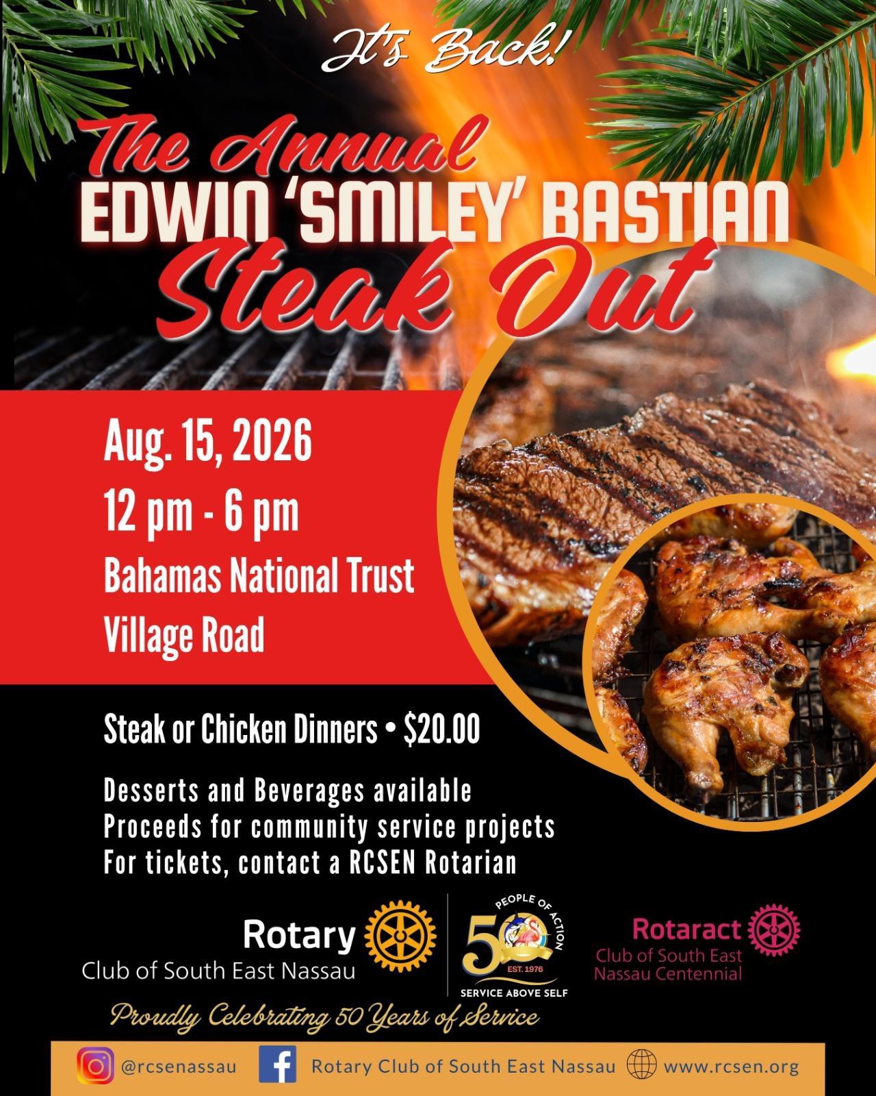 Annual Edwin "Smiley" Bastian Steakout
