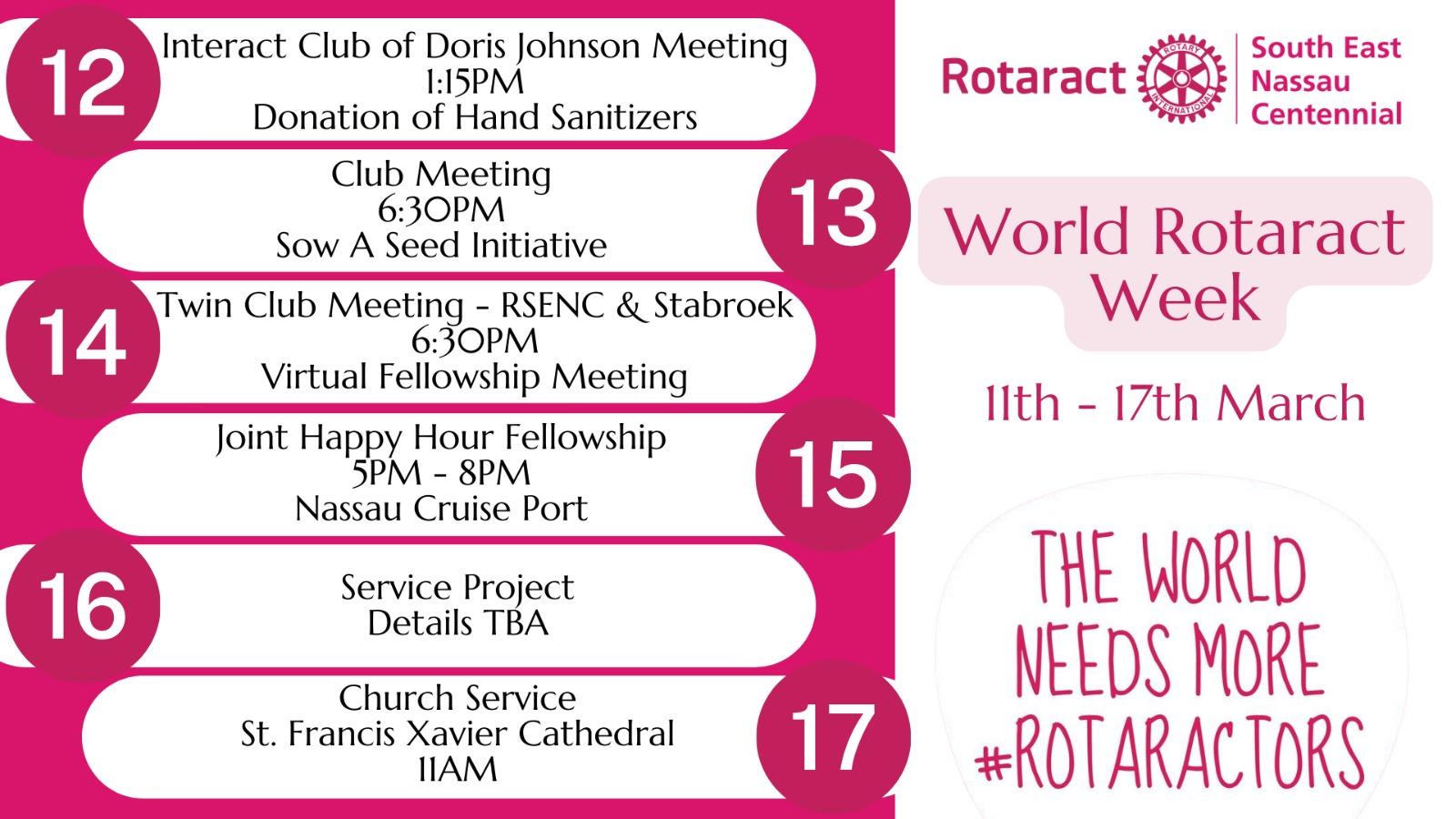 Rotary Club of Montego Bay, Jamaica: NEW GENERATIONS CHAIR MOTIVATES  ROTARACT CLUB OF MOBAY COM COLLEGE