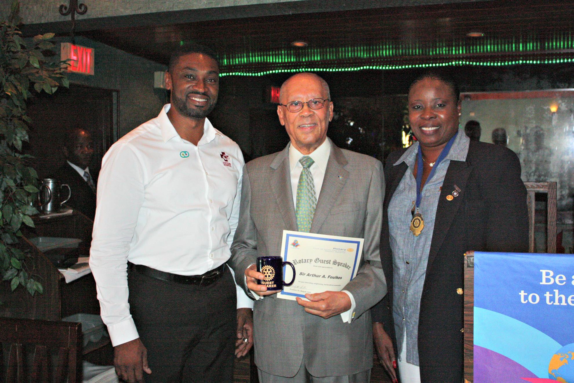 Sir Arthur Foulkes | Rotary Club of South East Nassau