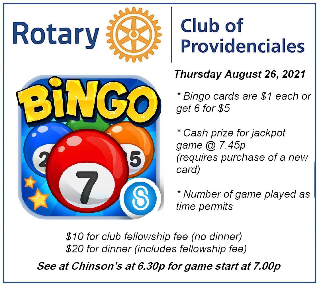 Club Bingo Night | Rotary Club of Providenciales
