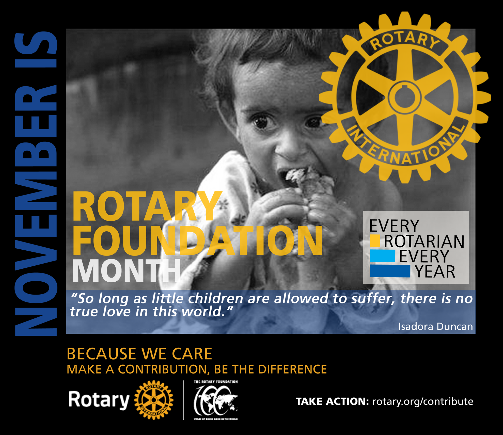 The Rotary Foundation Drive Begins November 2020!!!!