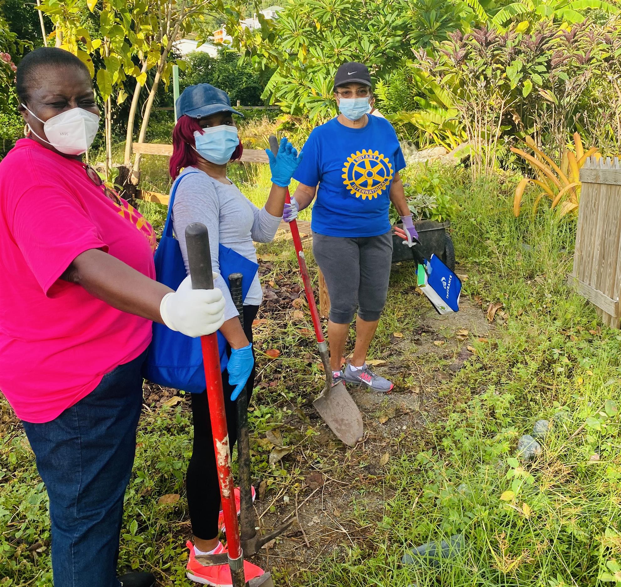 Botanic Gardens Cleanup with the BVI Rotary Family | Rotary Club of ...