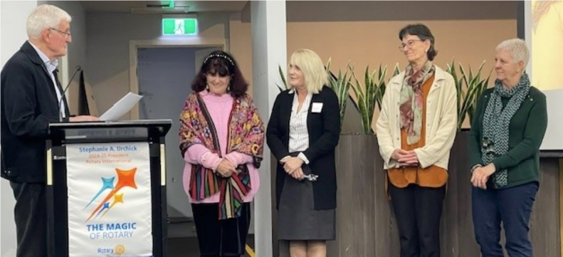 Induction of new members at Greater Geelong