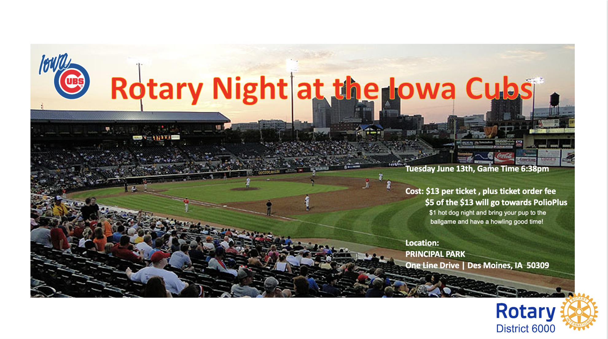 Iowa Cubs to Host a Night OUT at the Ballpark