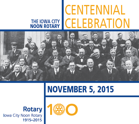 Iowa City Noon Rotary 100th Anniversary