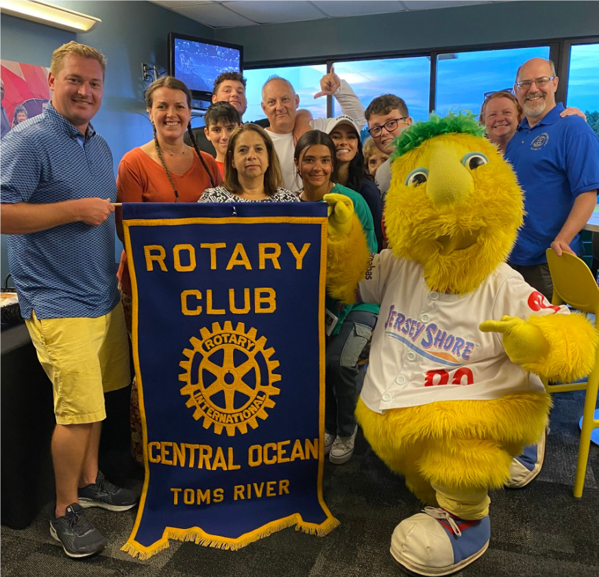 Fun with the BlueClaws  Rotary Club of Central Ocean Toms River