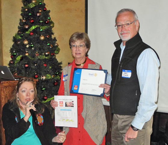 Rotary Club of Sedona Receives Recognition for Polio Plus Participation