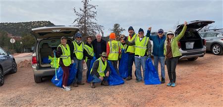 Rotarians Adopt-A-Highway as a Service to our Community