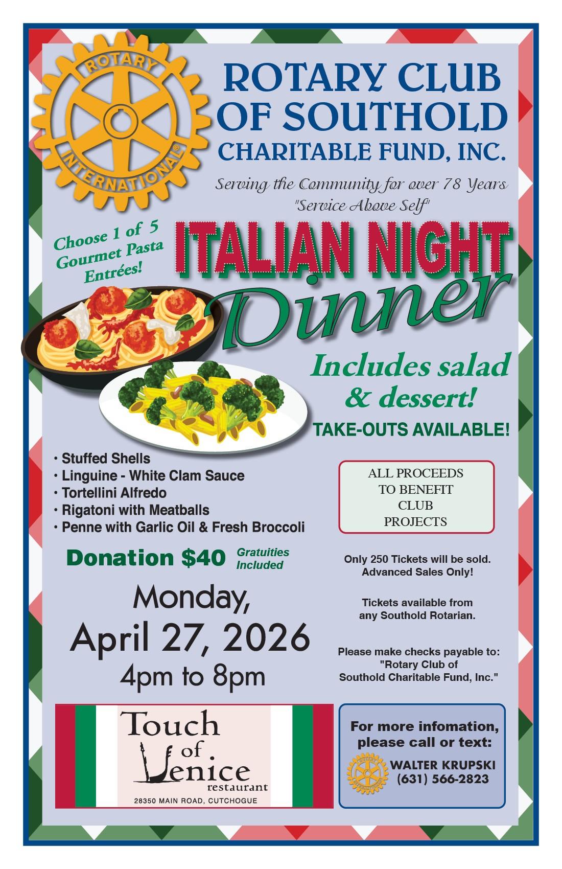 Italian Night poster
