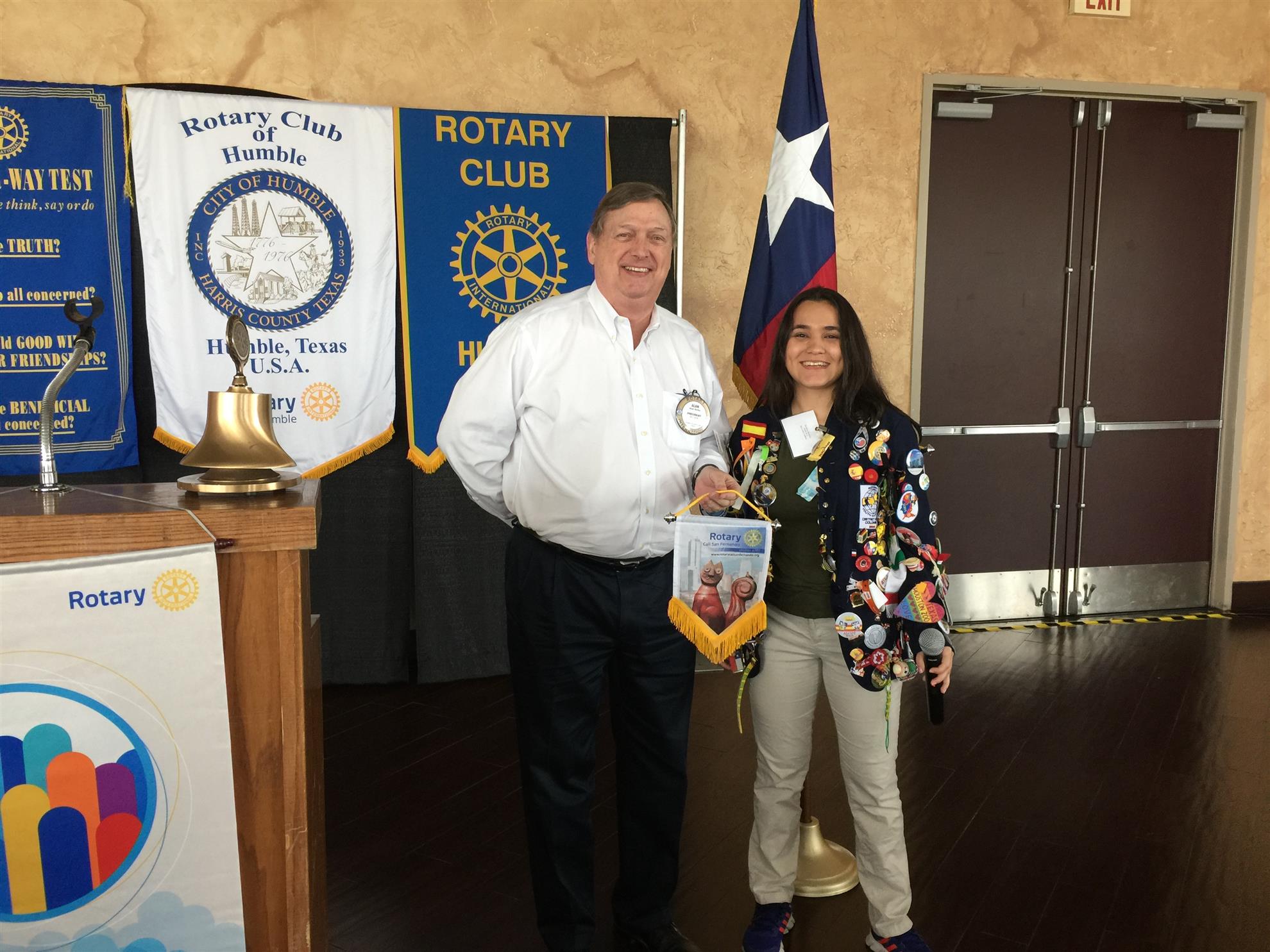 Guest Speaker Natalia Hoyos Giraldo - RYE | Rotary Club of Lake Houston Area
