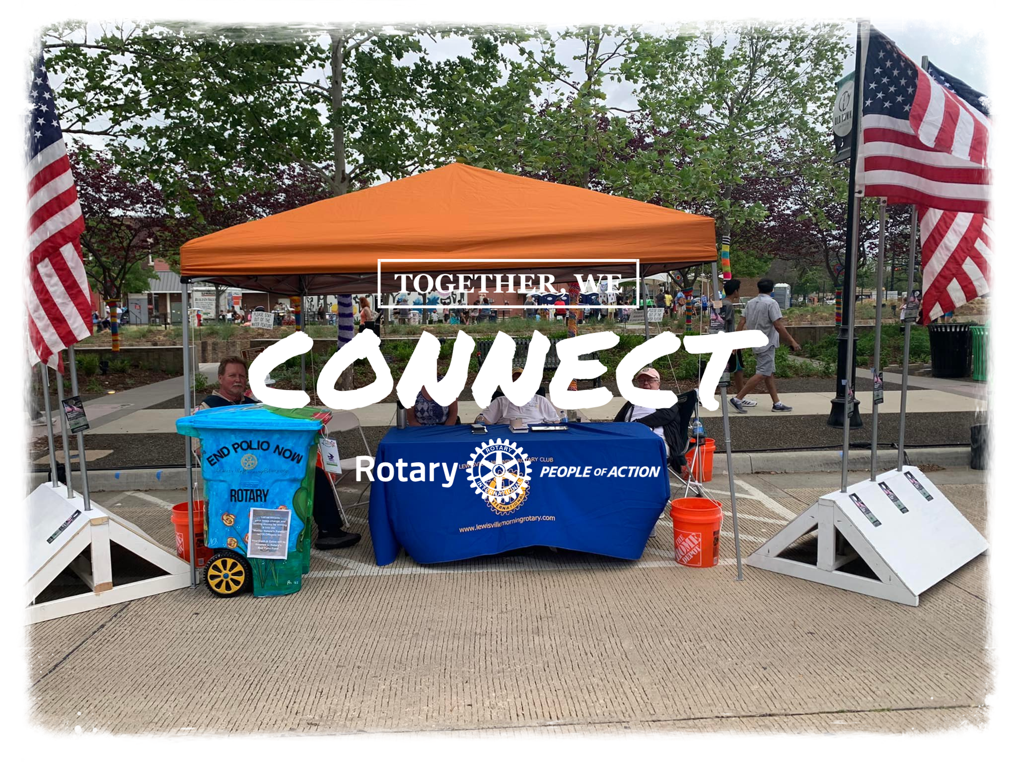 Lewisville Morning Rotary participated in the 2022 Central ES Carnival