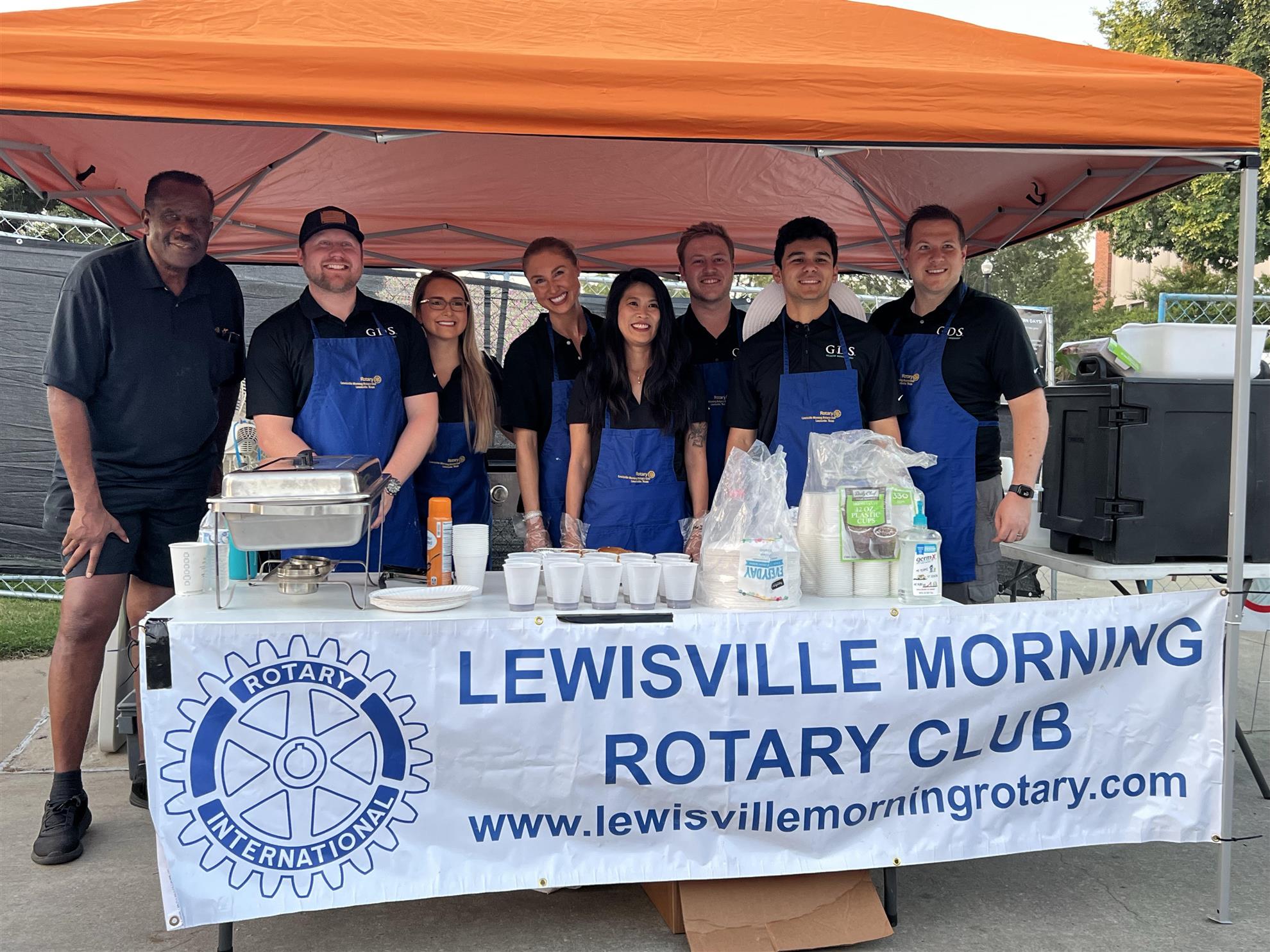 Lewisville Morning Rotary participated in the 2022 Central ES Carnival
