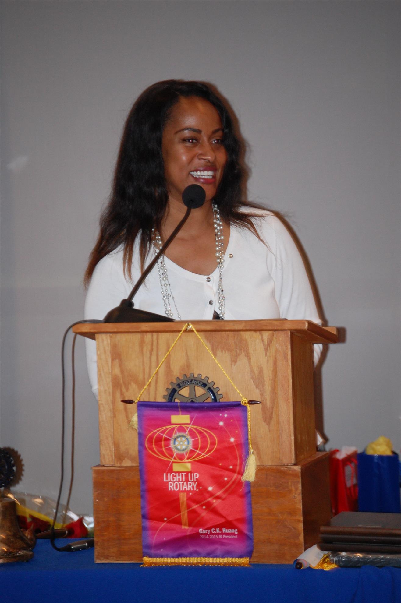 Our newest member, Dr. Traci Petteway | Lewisville Morning Rotary Club