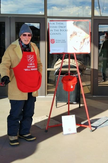 Rotarians Ring the Bell