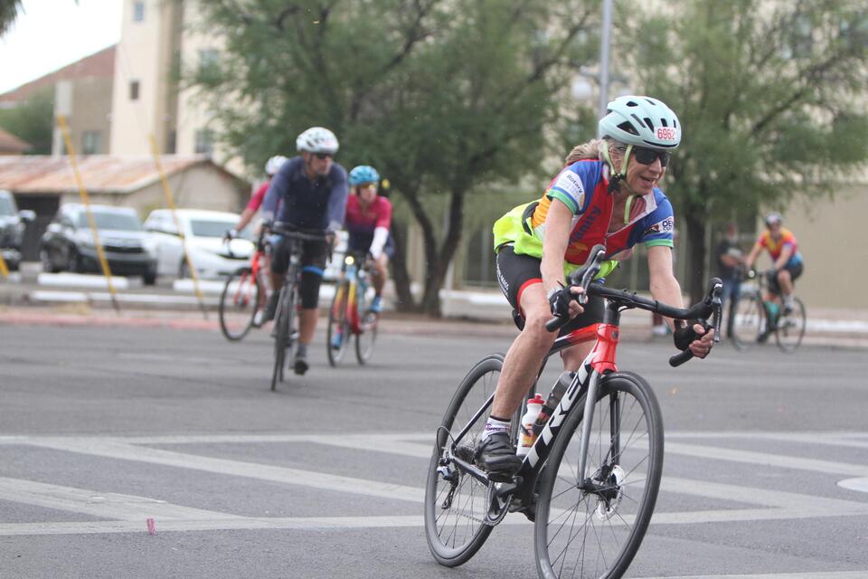 Lucy Smith Cycling to Serve