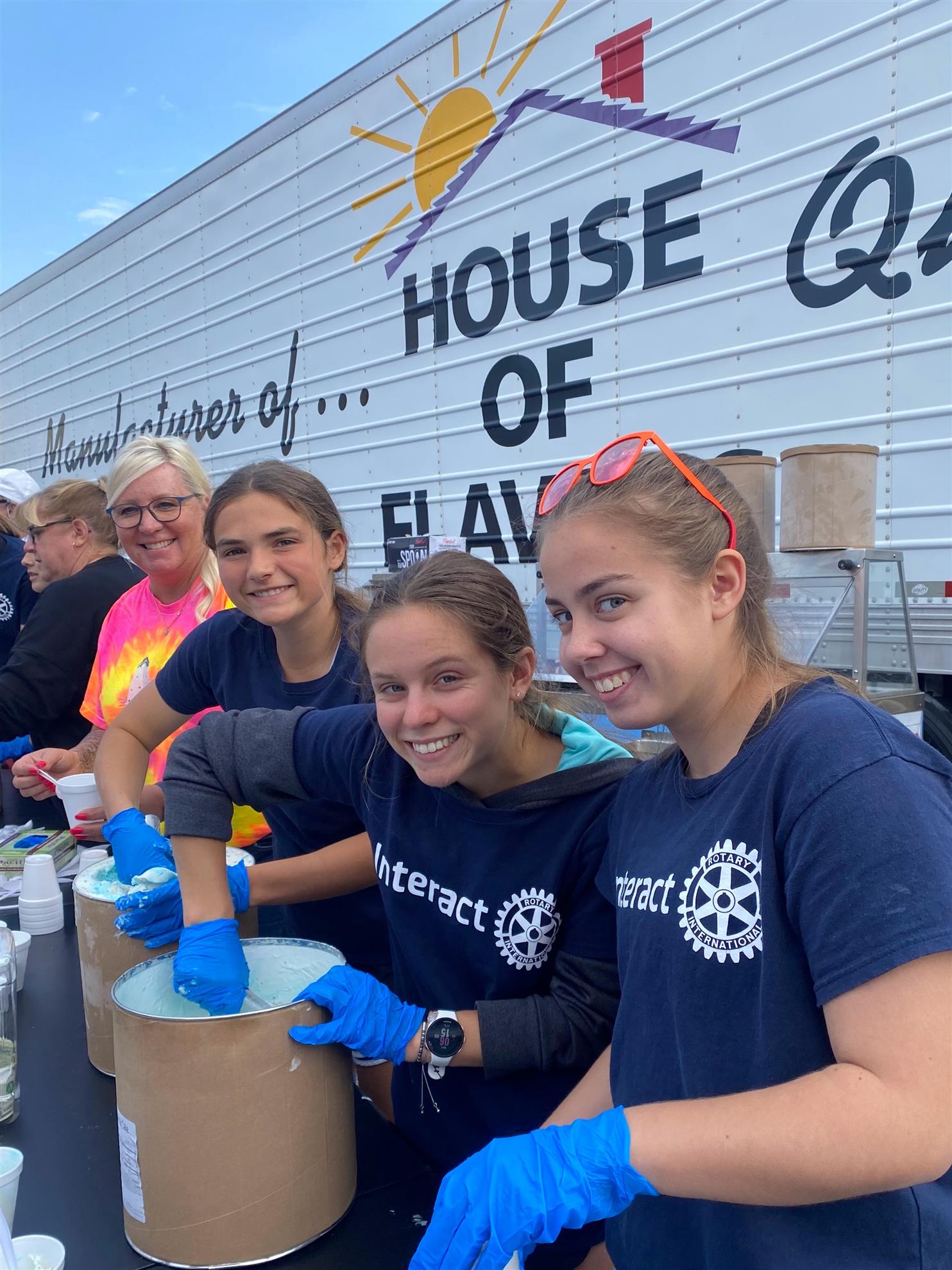 Interact Club Scoops HOF Ice Cream | Rotary Club of Ludington