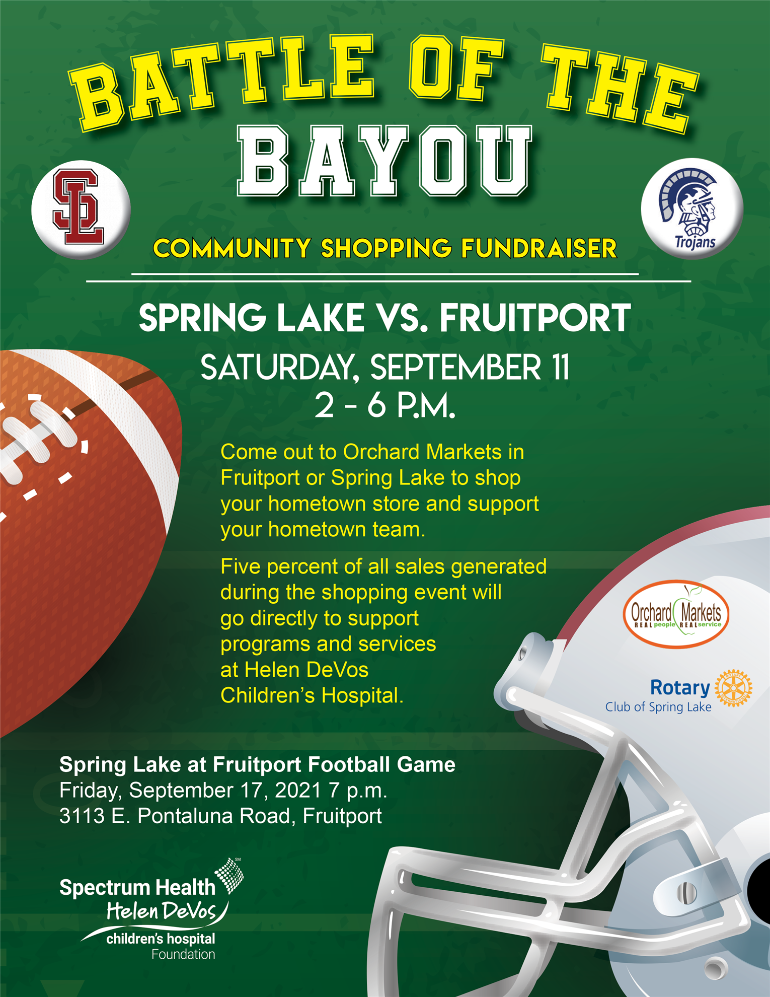 Battle of the Bayou 2021 Rotary Club of Spring Lake