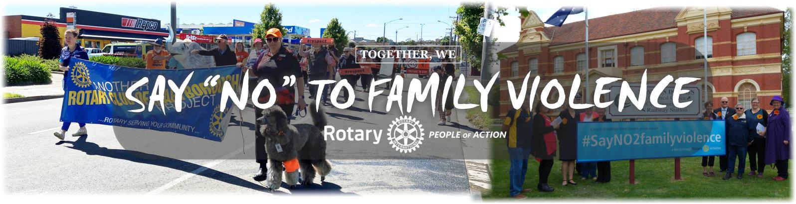 Together we say "No"