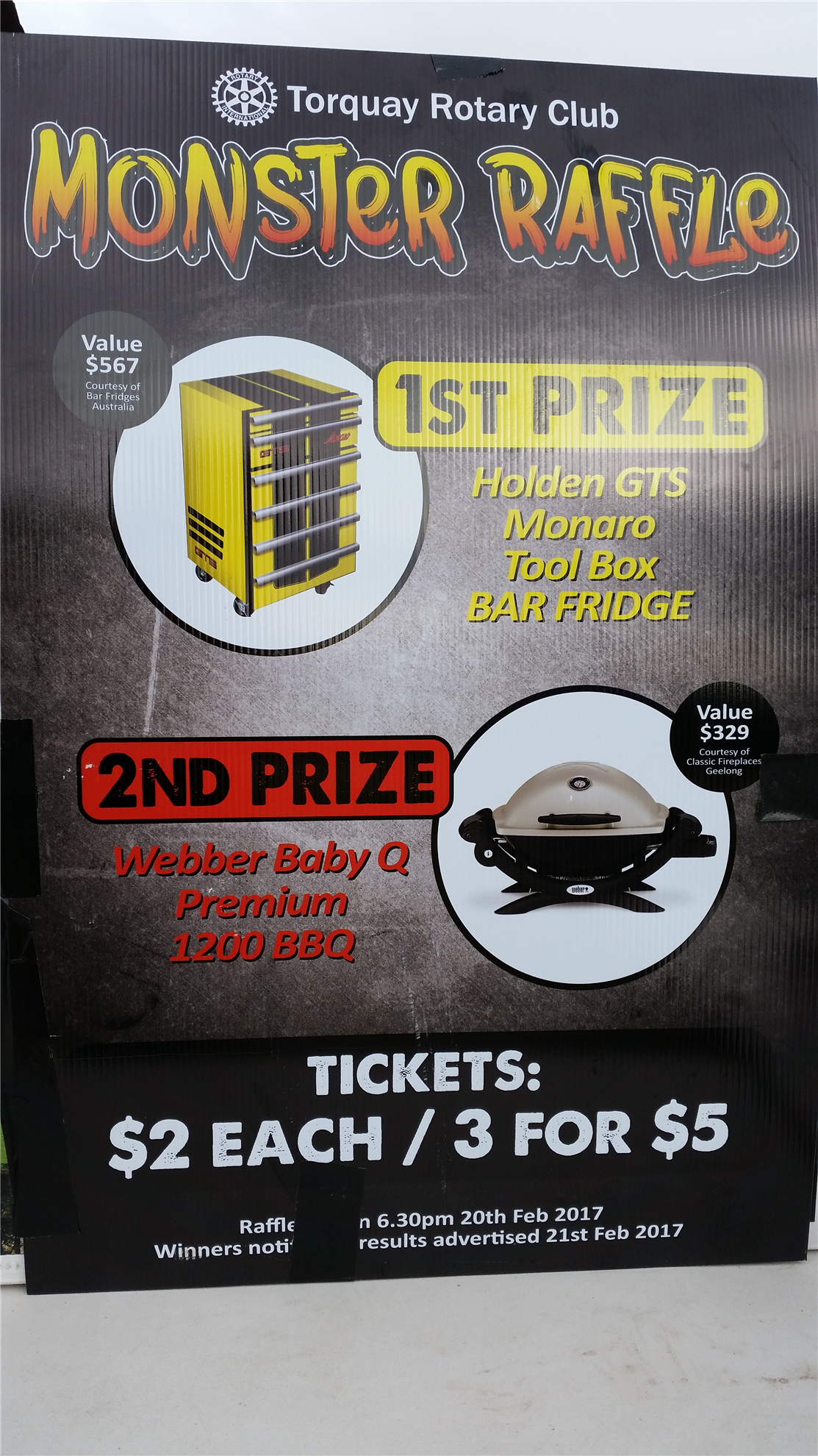 Many Motor Raffles Motor Show Raffle Winners | Rotary Club of Torquay