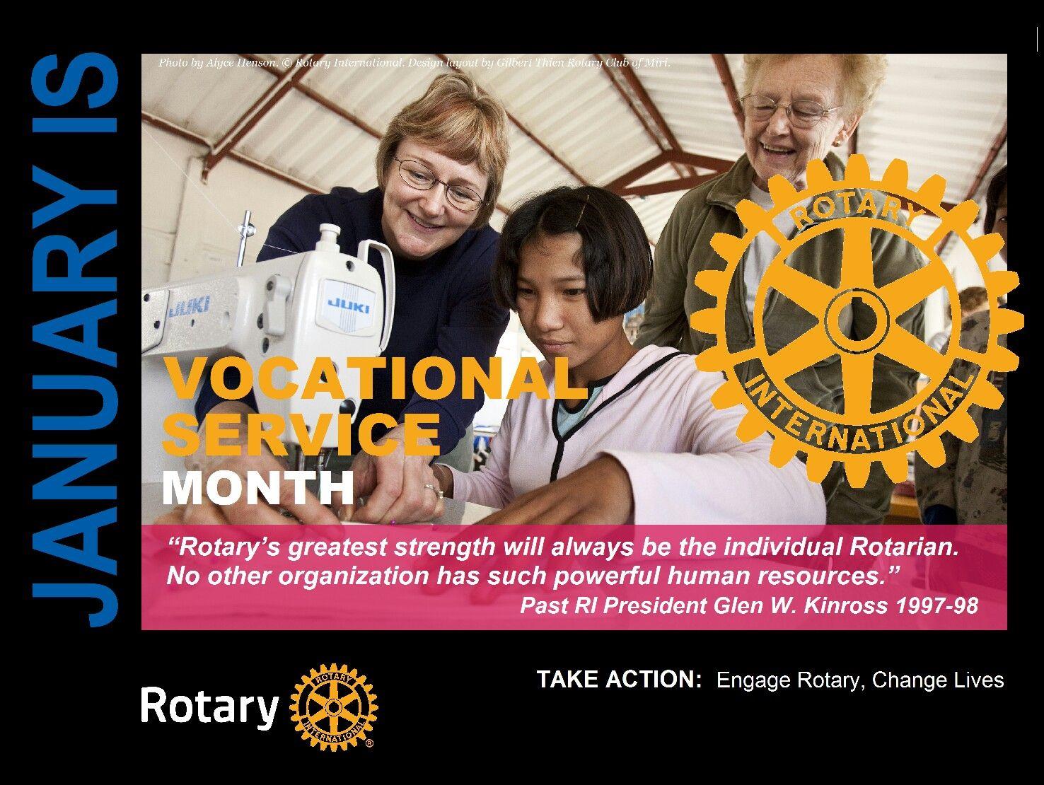 January is Vocational Service Month