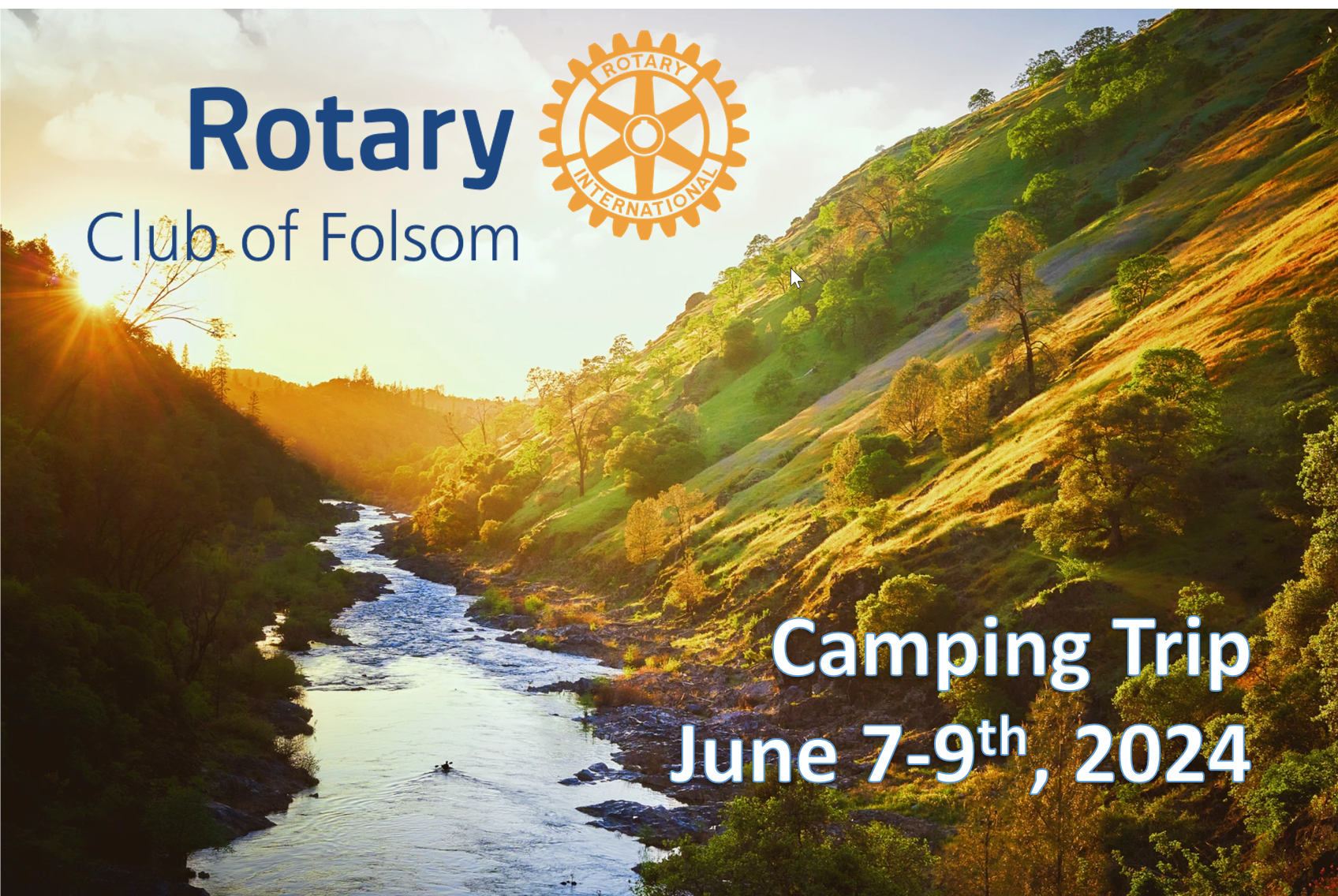 Rotary Club of Folsom Camping Trip
