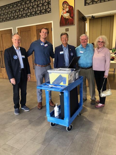 Craig Taylor, founder and CEO of Monster Laundry, delivered a moving “Thought for the Day,” reflecting on the sacrifices of service and honoring his father Dennis Taylor, Vietnam veteran.