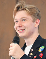 Filip from Sweden; photo Mike Brown