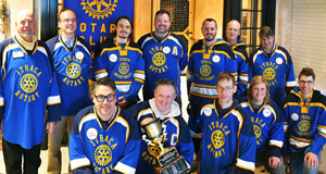 Ithaca Rotary Hockey team; photo Mike Brown