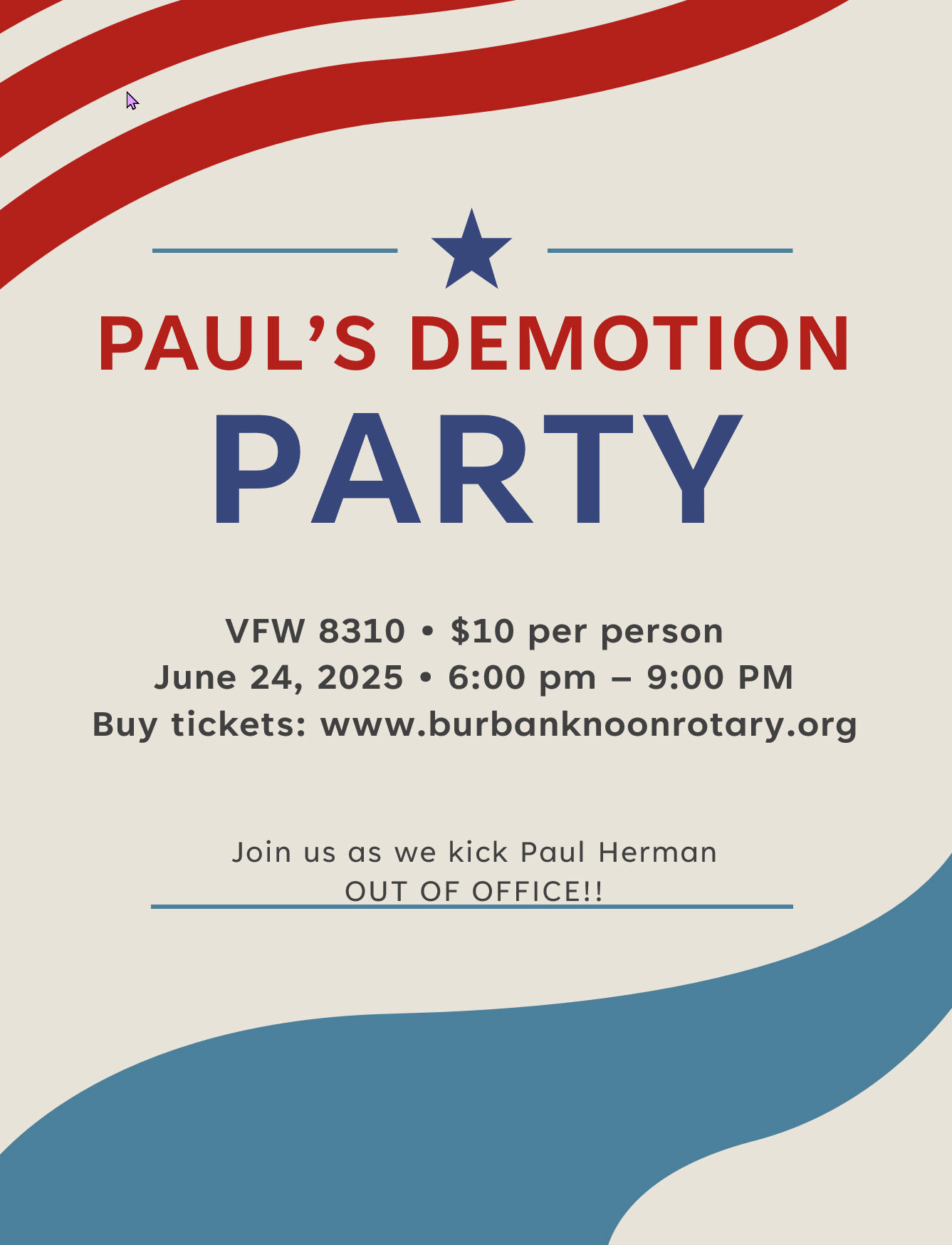 Demotion Party 2025