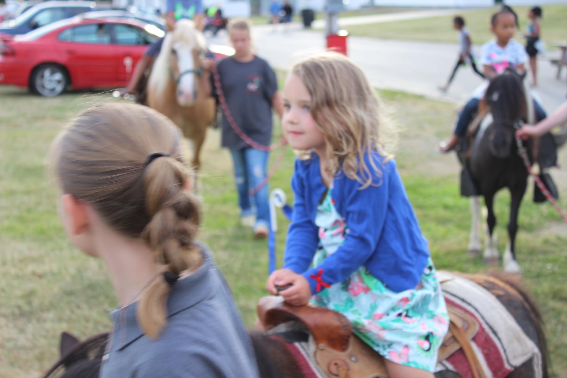 Pony rides at the Fireworks Fest