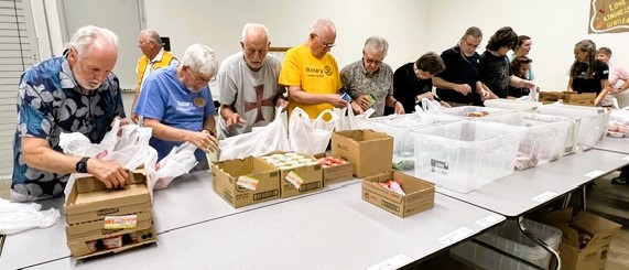 Rotary Volunteers at School Fuel