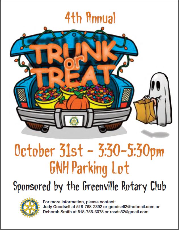 Trunk or Treat Rotary Club of Greenville