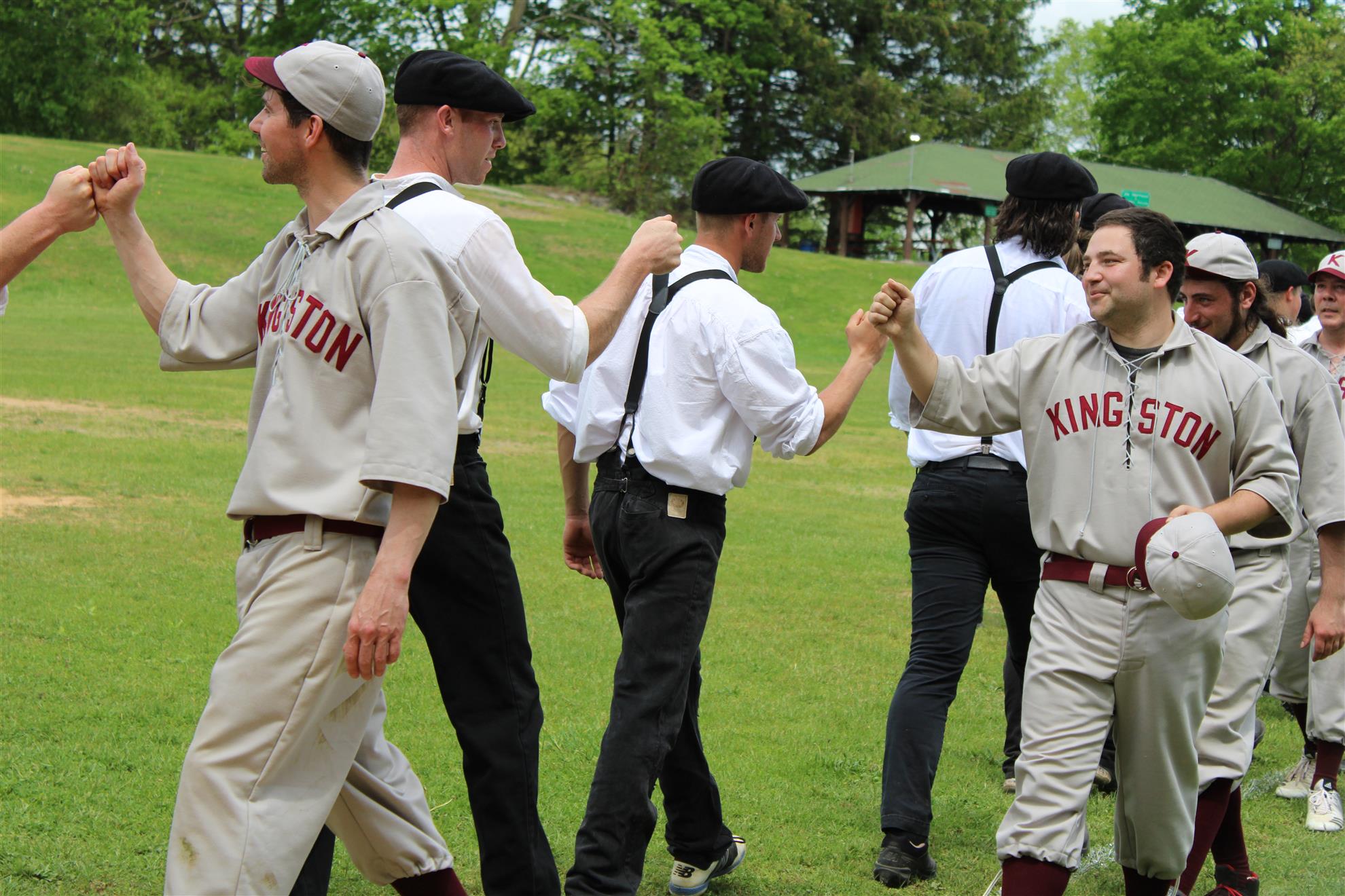 Kingston High Knights Men's Baseball Jersey – #42 Hamden - Author