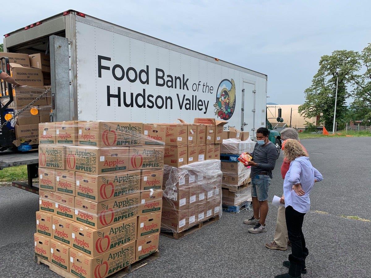 Rotary Donates 250 to Food Bank of the Hudson Valley Rotary Club of