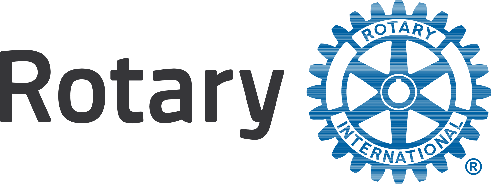 Rotary logo and slogan transparent PNG - StickPNG