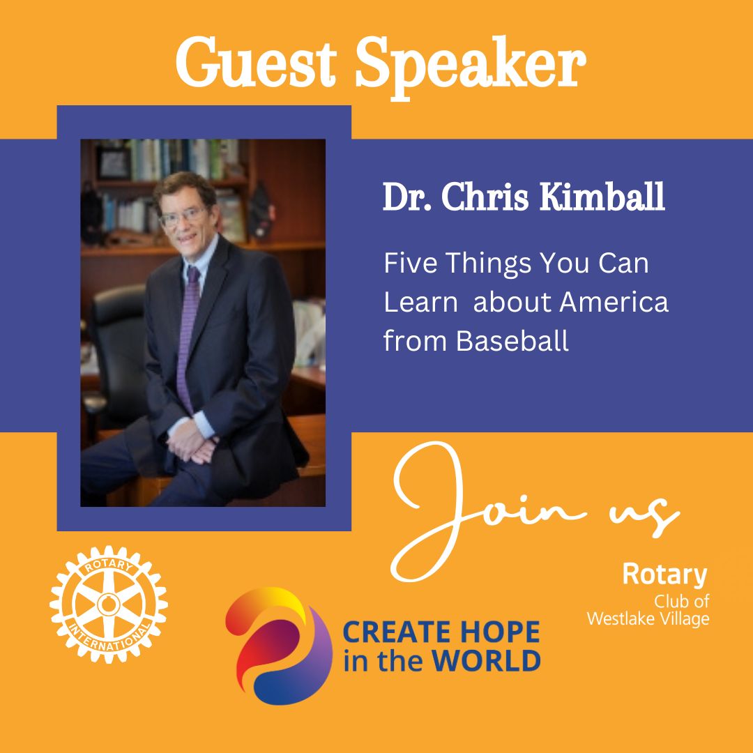 Five Things you can learn about America from Baseball with Dr. Chris Kimball