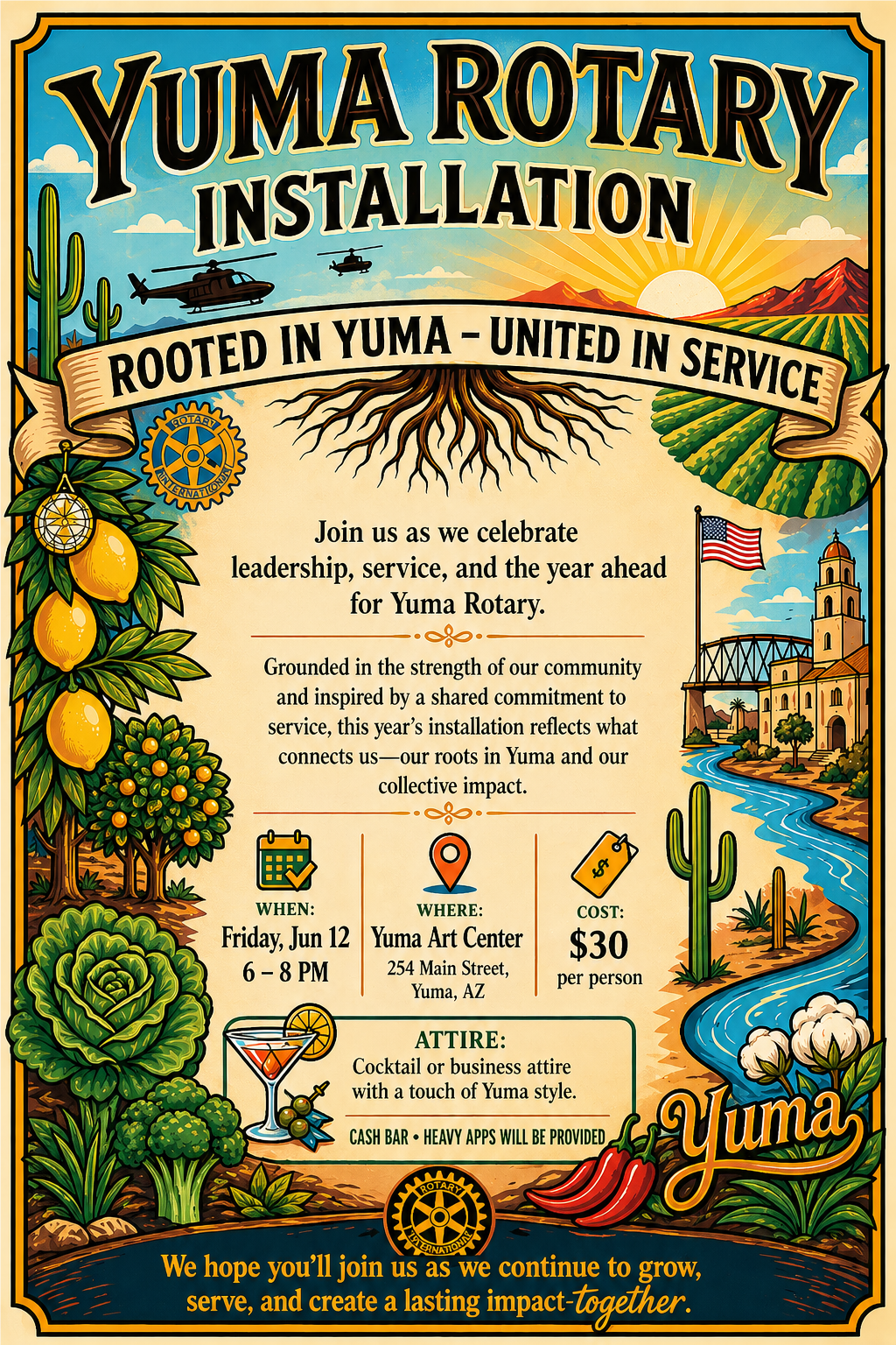 Yuma Rotary Installation