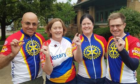 2018 Ride to End Polio Team