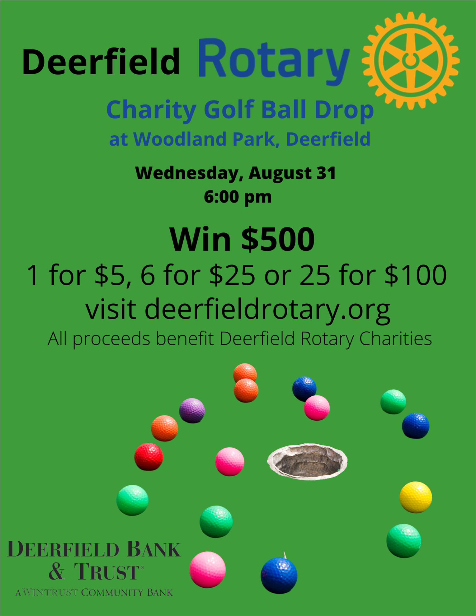 Deerfield Rotary Charity Golf Ball Drop