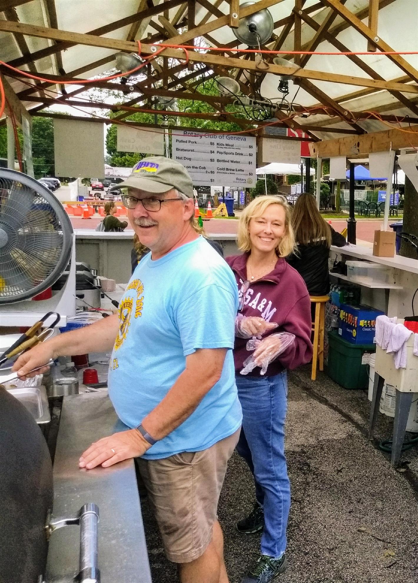 Geneva Rotary Food Booth Swedish Days 2019 ROTARY CLUB OF GENEVA