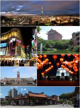Taipei phot montage from Wikepdia