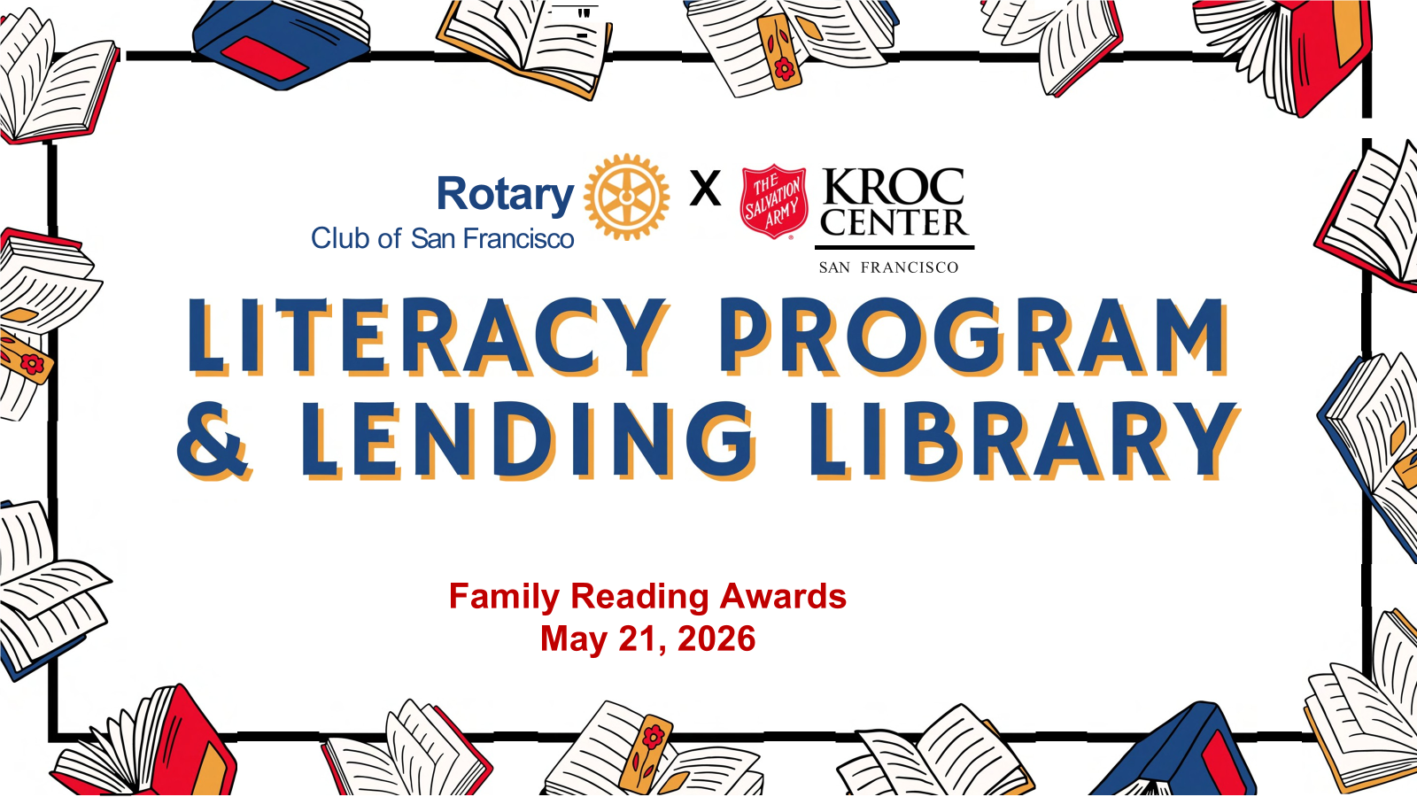 Salvation Army Literacy Program: Family Reading Awards