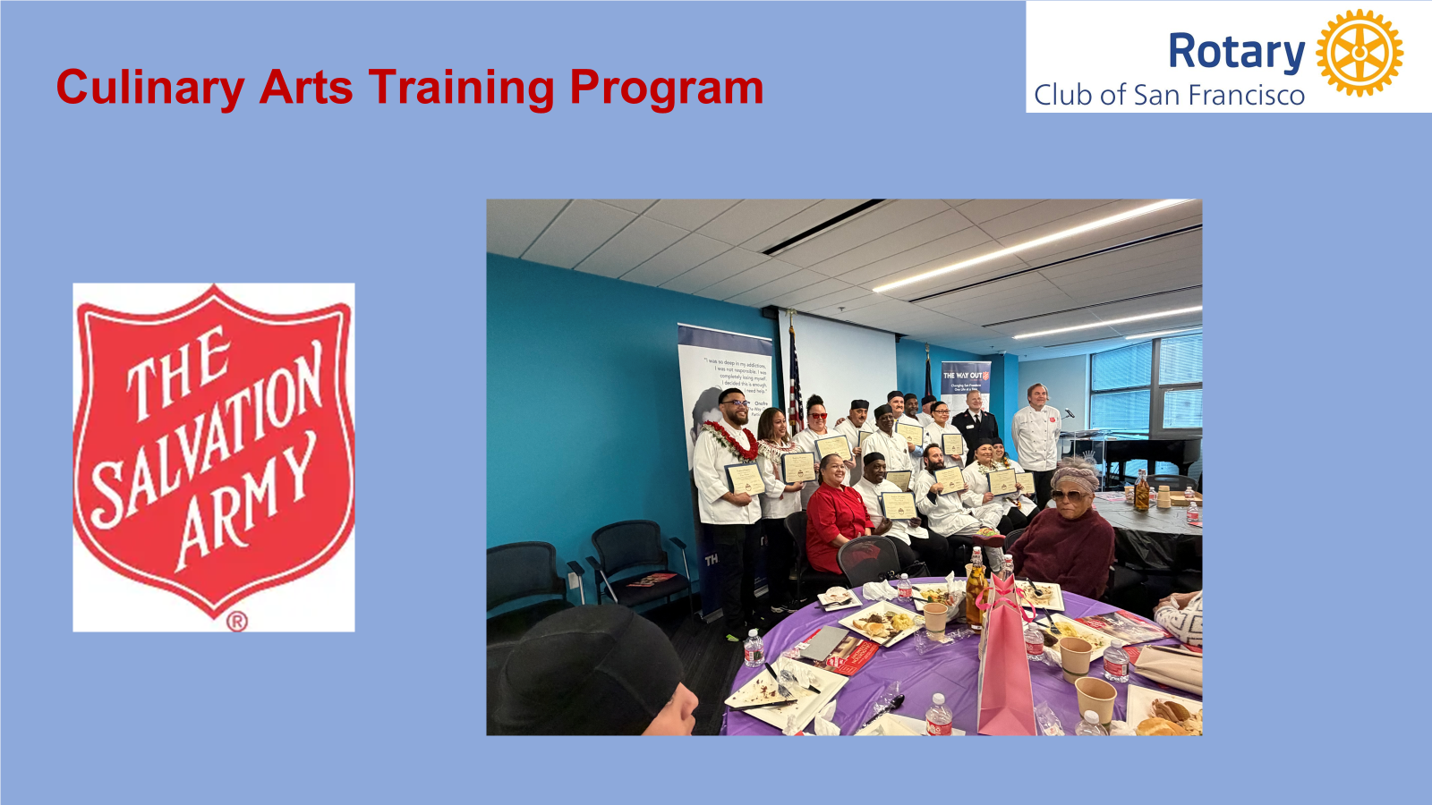 Culinary Arts Training Program: Graduation