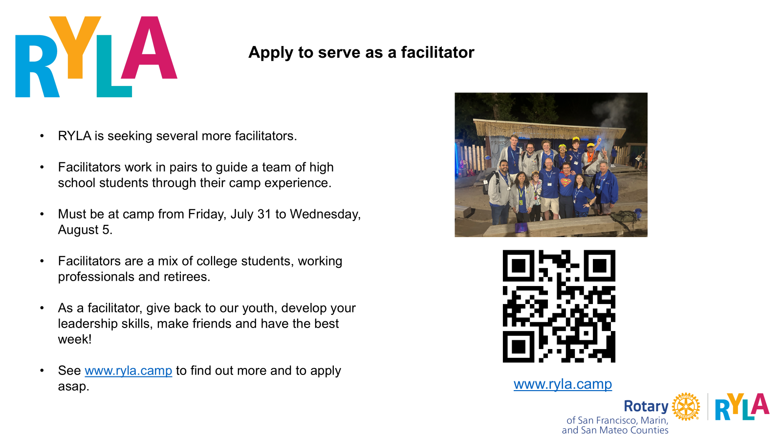 RYLA Facilitator