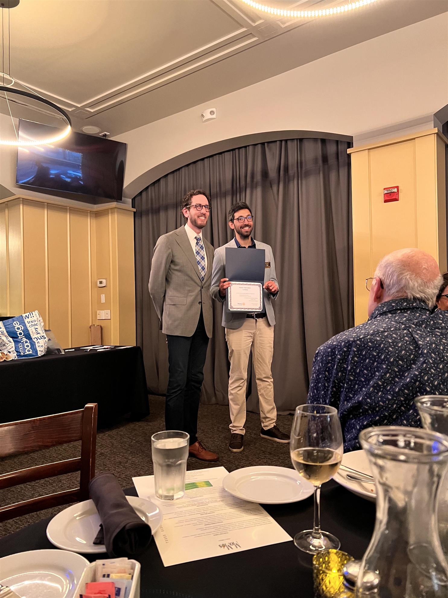 Senator Wiener and President Ozan
