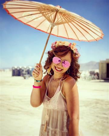 Jessica Hansen at Burning Man