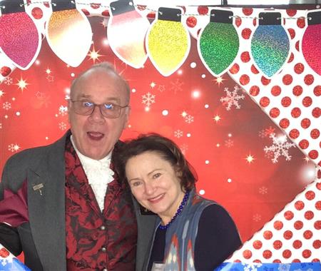 John and Peggy at the 2019 Holiday Party