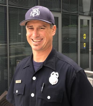 Firefighter Christopher Vickery