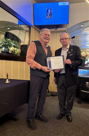 David Dye and President Frank